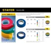 STAYER PROTECT-20, 19 мм х 20 м, 5 000 В, белая, изолента ПВХ, Professional (12292-W)