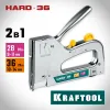 KRAFTOOL EXTREM 36, тип 36 (L) калибр 20GA (10 - 14 мм)/28, кабельный рессорный степлер (3186)
