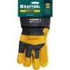 KRAFTOOL COMBI, XL (10) комбинированные двухслойные спилковые перчатки с доп. слоем на ладони (11310-XL)