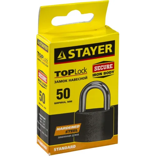 STAYER 50 мм, навесной замок (37160-50)