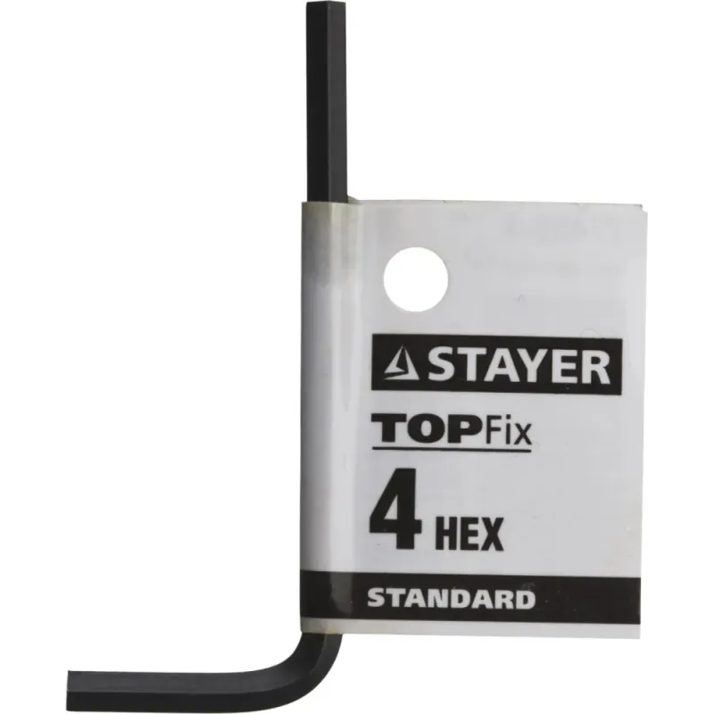 STAYER 4 мм, шестигранный ключ (27405-4)