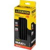 STAYER Black, чёрные, 11 х 200 мм, 40 шт, клеевые стержни, Professional (2-06821-D-S40)