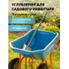 GRINDA GP-22, ударопрочный пластиковый кузов, 110 л, 220 кг, двухколесная, пневматические колеса, тачка садовая PROLine (422406)