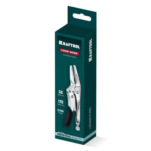 KRAFTOOL Long nose, 170 мм, зажимные клещи (2252)