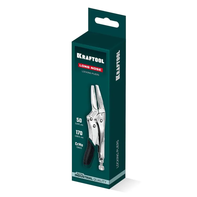 KRAFTOOL Long nose, 170 мм, зажимные клещи (2252)