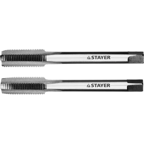 STAYER M10 х 1.0 2 шт, комплект метчиков (28025-10-1.0-H2)