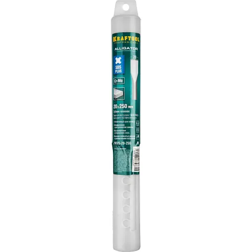 KRAFTOOL ALLIGATOR, 20 х 250 мм, SDS-plus, плоское зубило (29325-20-250)