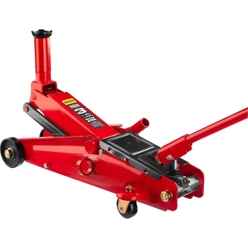 STAYER R-55 RED FORCE, 3 т, 155 - 545 мм, подкатной домкрат с высоким подъемом, Professional (43157-3)