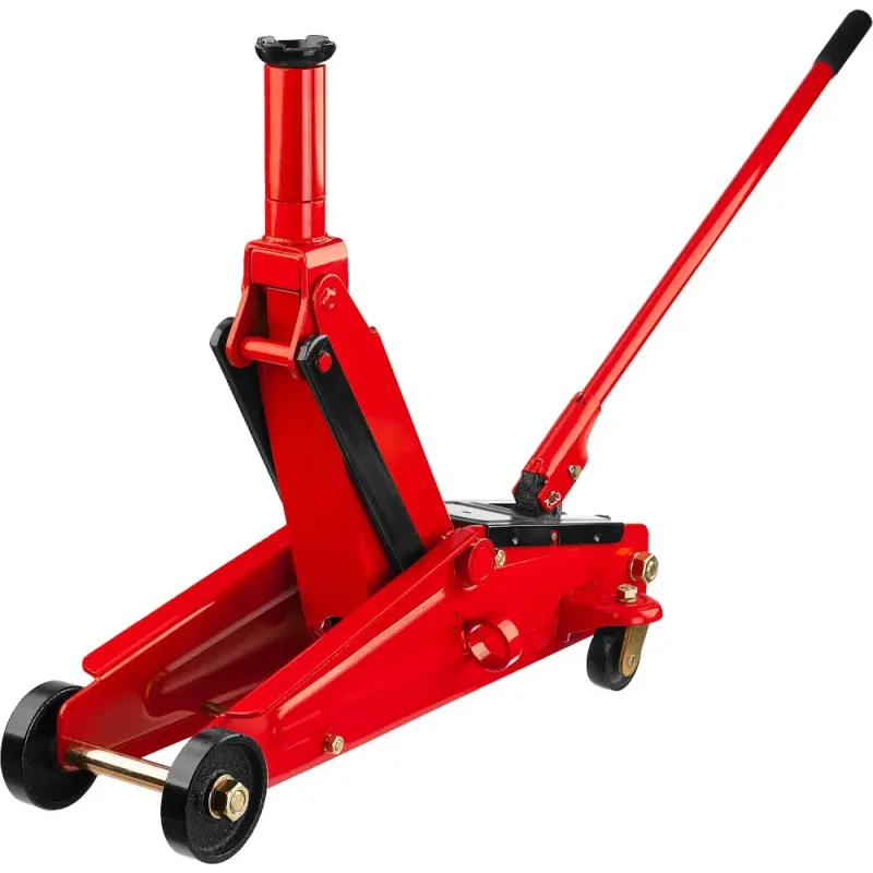 STAYER R-55 RED FORCE, 3 т, 155 - 545 мм, подкатной домкрат с высоким подъемом, Professional (43157-3)