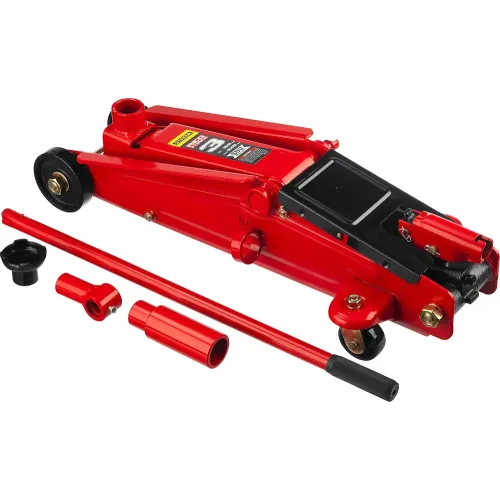 STAYER R-55 RED FORCE, 3 т, 155 - 545 мм, подкатной домкрат с высоким подъемом, Professional (43157-3)