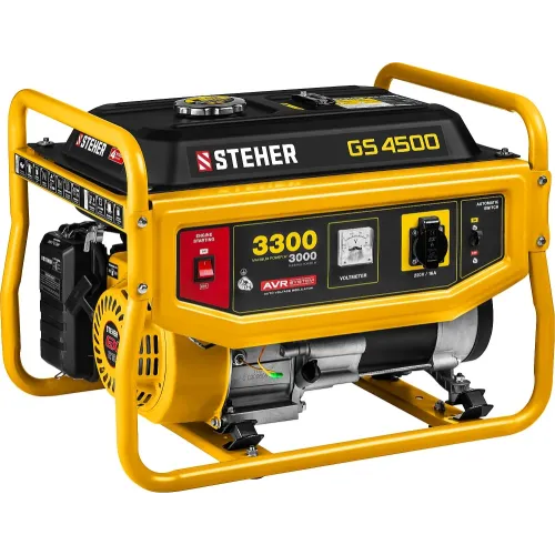 STEHER 3300 Вт, бензиновый генератор (GS-4500)