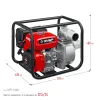 ЗУБР 1000 л/мин, мотопомпа бензиновая (МП-1000)