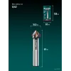 KRAFTOOL EXTREM, d 16.5х10х60 мм, Z3, 90°, сталь M35, U-образная спираль, зенковка (29734-8)