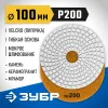ЗУБР 100 мм, №200, мокрое шлифование, алмазный гибкий шлифовальный круг АГШК, Профессионал (29866-200)