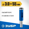 ЗУБР АГК, d 3 мм, Р60, алмазное трубчатое сверло, Профессионал (29850-03)