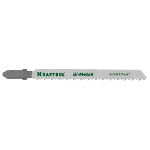 KRAFTOOL T101BF, EU-хвост., по дереву Bi-Met, шаг 2.5 мм, 75 мм, 2 шт, полотна для лобзика (159507-2.5)