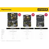 STAYER UNIVERSAL 150, 150 предм., (1/2″+ 1/4″), универсальный набор инструмента, Professional (27710-H150)