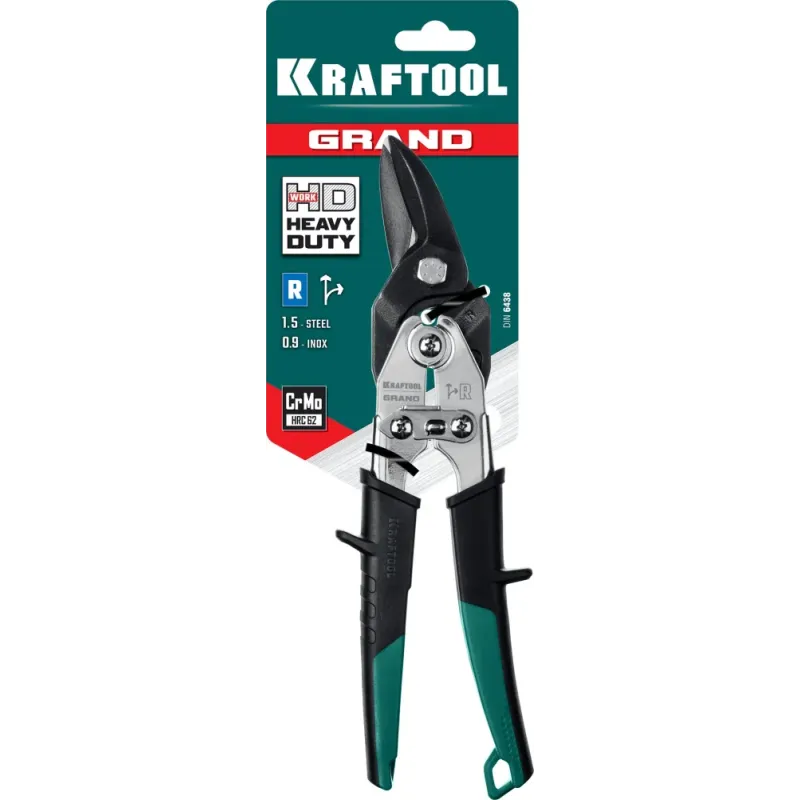 KRAFTOOL Grand, 270 мм, правые ножницы по металлу (2324-R)