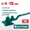 KRAFTOOL 10 E, острый гиб, на подшипнике, ручной станок для гибки арматуры (23302)