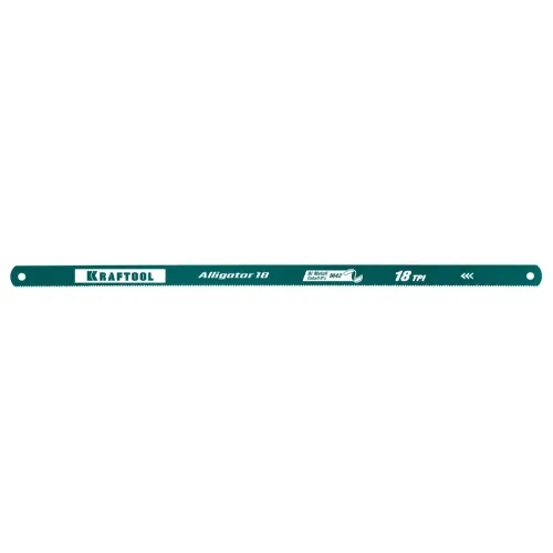 KRAFTOOL Alligator-18, 18 TPI, 300 мм, биметаллическое гибкое полотно по металлу (15942-18-S10)