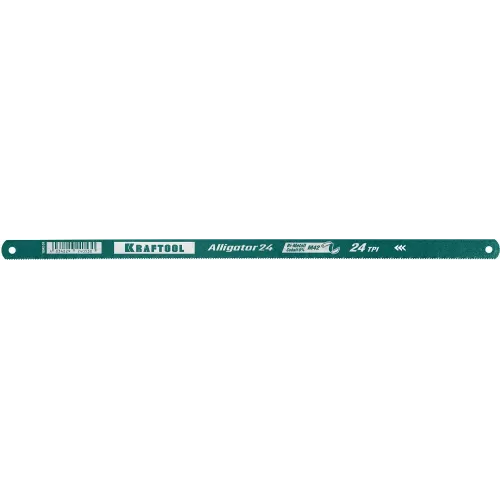 KRAFTOOL Alligator-24, 24 TPI, 300 мм, биметаллическое гибкое полотно по металлу (15942-24)