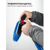 ЗУБР телескопическая щётка с поворотной головой от снега автомобильная, 860-1210 мм, Профессионал (61062)