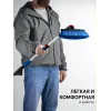 ЗУБР телескопическая щётка с поворотной головой от снега автомобильная, 860-1210 мм, Профессионал (61062)