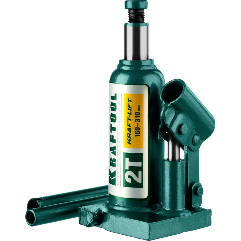 KRAFTOOL KRAFT-LIFT, 2 т, 158 - 308 мм, бутылочный гидравлический домкрат (43462-2)