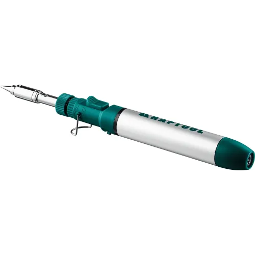 KRAFTOOL SolderGas, 70 A, 30 - 70 Вт, 1300°С, горелка, фен, набор 3 в 1, газовый паяльник (55504-H3)