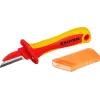 KRAFTOOL KN-1, 1000 В, прямой, диэлектрический нож электрика (45401)