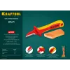 KRAFTOOL KN-1, 1000 В, прямой, диэлектрический нож электрика (45401)