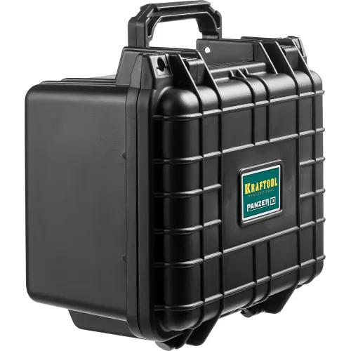 KRAFTOOL PANZER-10, 270 х 240 х 170 мм, (10″), IP55, ударопрочный пластиковый ящик (38251-10)