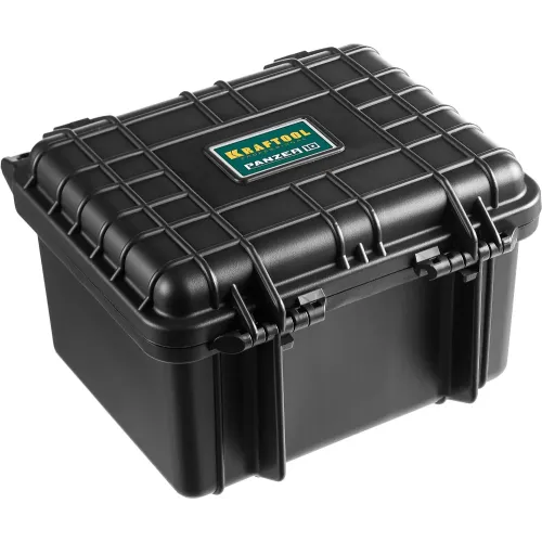 KRAFTOOL PANZER-10, 270 х 240 х 170 мм, (10″), IP55, ударопрочный пластиковый ящик (38251-10)