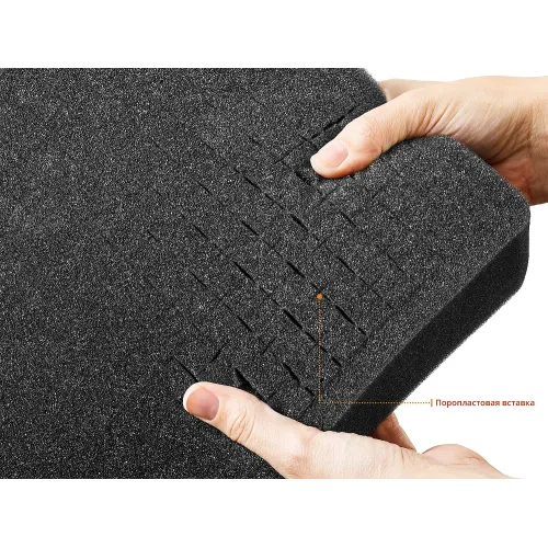 KRAFTOOL PANZER-13, 340 х 290 х 150 мм, (13″), IP55, ударопрочный пластиковый ящик (38251-13)