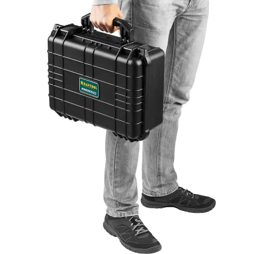 KRAFTOOL PANZER-16, 400 х 330 х 170 мм, (16″), IP55, ударопрочный пластиковый ящик (38251-16)
