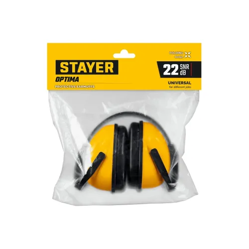 STAYER OPTIMA, защита до 102 дБ, защитные наушники (11181)