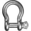 ЗУБР 1/2″ (12.7 мм), 6 шт, палец 16 мм, г/п 2 тн, цинк, омегообразная скоба, Профессионал (304525-13)