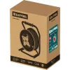 KRAFTOOL HEAVY DUTY 4.0, КГ 3х2.5 50м 4000Вт IP44, силовой удлинитель на стальной катушке (55086-50)