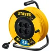 STAYER M-315, ПВС, 3 x 1.5 мм2, 30 м, 3500 Вт, силовой удлинитель на катушке (55078-30)