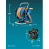 GRINDA HRK-25, шланг 25м x 1/2″, поливочный набор 4 предмета, стальные опоры, катушка со шлангом в комплекте ProLine (428460)