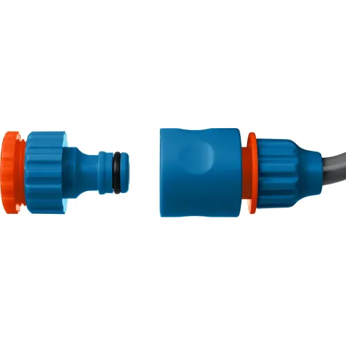 GRINDA спиральный шланг 3/8″ x 15 м, пистолет-распылитель, адаптеры, поливочный набор, PROLine (428495)