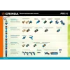 GRINDA BM-8, 8 режимов, курок сзади, металлический с TPR, поливочный пистолет, PROLine (8-427339)