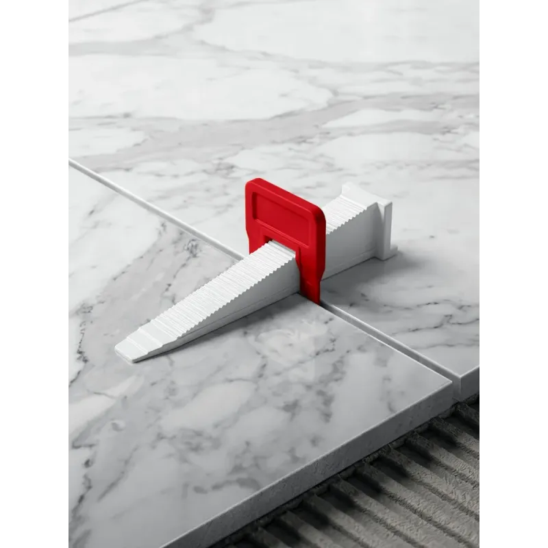 STAYER СВП TileFix, комплект: 0,5 мм, зажим + клин, 50 + 50 шт, система выравнивания плитки ″ворота″ (33840-H50)