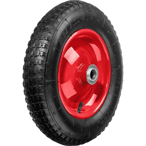 ЗУБР КП-2, 3.25″ х 360 мм, для тачек (арт. 39950 39952), стальной диск, подшипник - 25,4 мм, пневматическое колесо (39955-2)