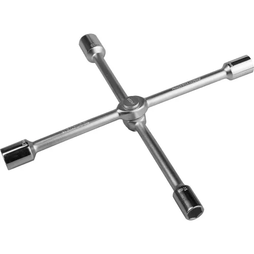 KRAFTOOL 17-19-21-22 мм, складной баллонный ключ-крест (27574)