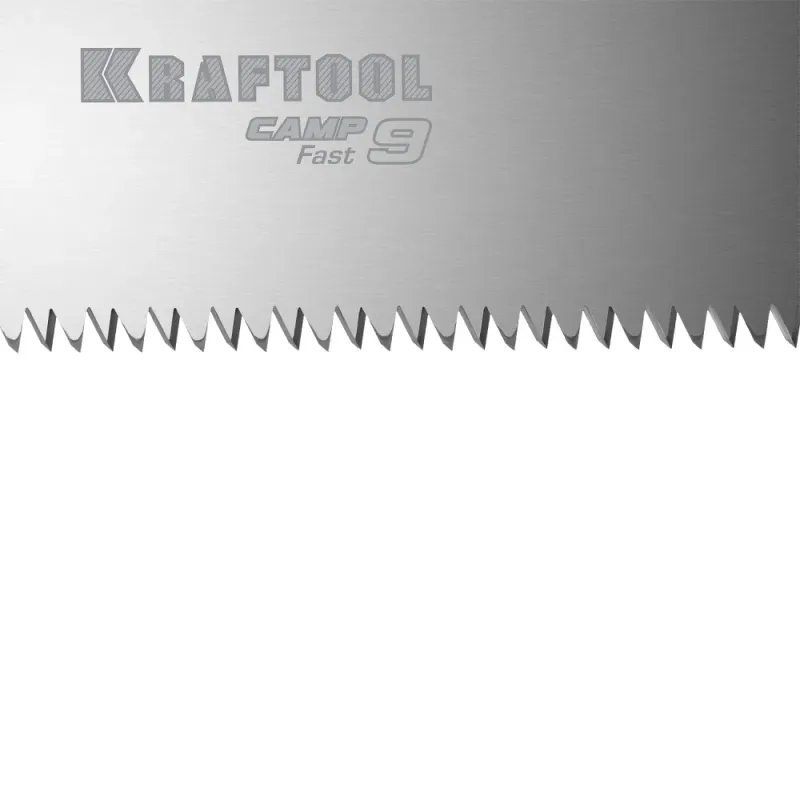 KRAFTOOL Camp Fast 9, 250 мм, ножовка для быстрого реза сырой древесины (15218)