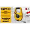 STAYER Racer, 50 м, геодезическая стальная мерная лента, Professional (2-34186-050)