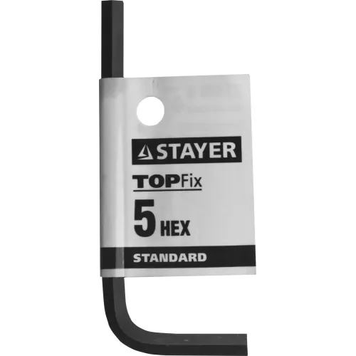 STAYER 5 мм, шестигранный ключ (27405-5)
