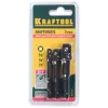 KRAFTOOL 3 шт, набор адаптеров для торцовых головок (26775-H3)