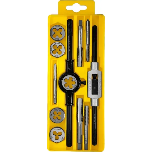 STAYER MaXCut, 12 предмета, набор метчиков и плашек (28012-H12)